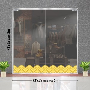 Decal dán tường Tết xuân-Chân đồng tiền vàng Decal dán tường Tết xuân-Chân đồng tiền vàng