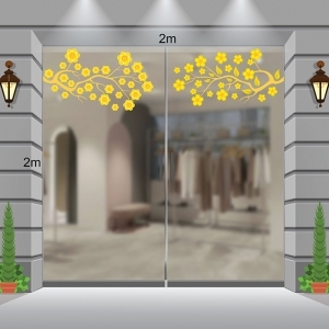 Decal dán tường Tết xuân TA1 - Cành mai vàng mùa xuân Decal dán tường Tết xuân TA1 - Cành mai vàng mùa xuân