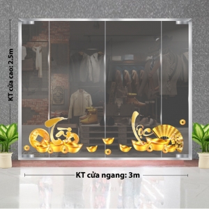 Decal dán tường Tết xuân-Tài Lộc Decal dán tường Tết xuân-Tài Lộc