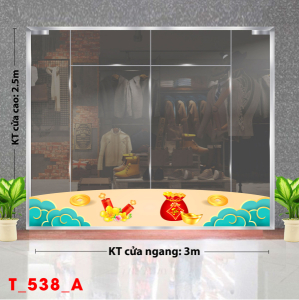 Decal dán tường Tết xuân-Tết 538A Decal dán tường Tết xuân-Tết 538A