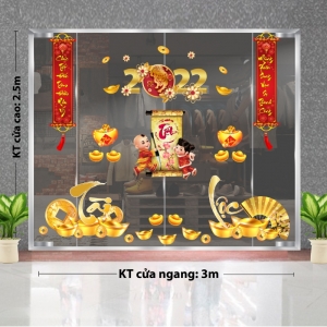 Decal dán tường Tết xuân-Tiên đồng ngọc nữ chúc tết xuân Decal dán tường Tết xuân-Tiên đồng ngọc nữ chúc tết xuân