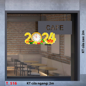 Decal dán tường Tết xuân - Tết xuân năm 2024 Decal dán tường Tết xuân - Tết xuân năm 2024