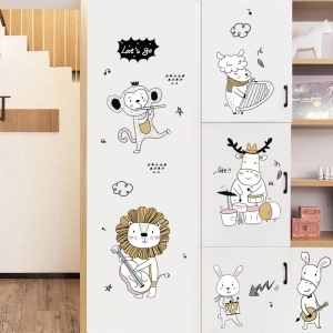 Decal dán tường Decal thú vui ca hát dán tường phòng bé Decal dán tường Decal thú vui ca hát dán tường phòng bé