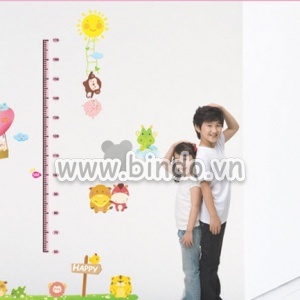 Decal dán tường Thước đo 2
