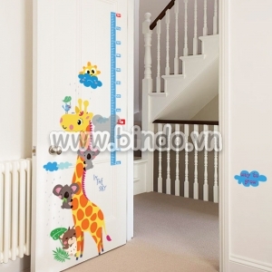 Decal dán tường Decal Thước đo hươu ngộ nghĩnh 2 Decal dán tường Decal Thước đo hươu ngộ nghĩnh 2