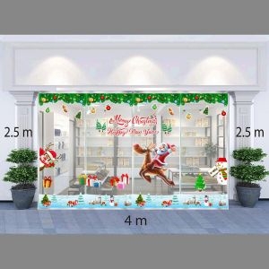 Decal dán tường Decal Trang trí giáng sinh 2020 combo số 28 Decal dán tường Decal Trang trí giáng sinh 2020 combo số 28
