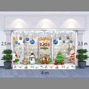 Decal dán tường Decal Trang trí giáng sinh 2020 combo số 30 Decal dán tường Decal Trang trí giáng sinh 2020 combo số 30