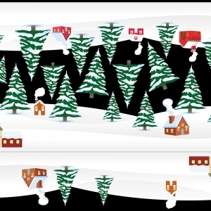 Decal dán tường Decal Trang trí Noel chân tuyết 3m Decal dán tường Decal Trang trí Noel chân tuyết 3m