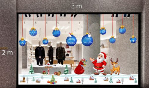 Decal dán tường Decal Trang trí Noel Combo Số 1 Decal dán tường Decal Trang trí Noel Combo Số 1