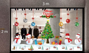 Decal dán tường Decal Trang trí Noel Combo Số 10 Decal dán tường Decal Trang trí Noel Combo Số 10