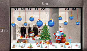 Decal dán tường Trang trí Noel Combo Số 13