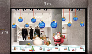 Decal dán tường Trang trí Noel Combo Số 16