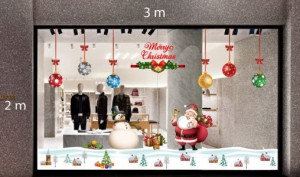 Decal dán tường Decal Trang trí Noel Combo Số 17 Decal dán tường Decal Trang trí Noel Combo Số 17