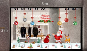 Decal dán tường Decal Trang trí Noel Combo Số 2 Decal dán tường Decal Trang trí Noel Combo Số 2