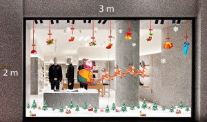 Decal dán tường Trang trí Noel Combo Số 22