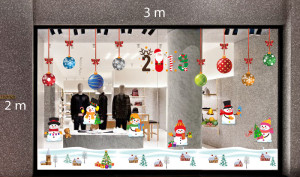 Decal dán tường Trang trí Noel Combo Số 33