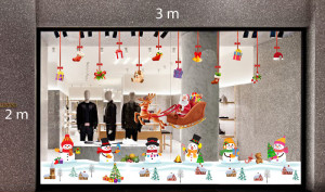 Decal dán tường Trang trí Noel Combo Số 41