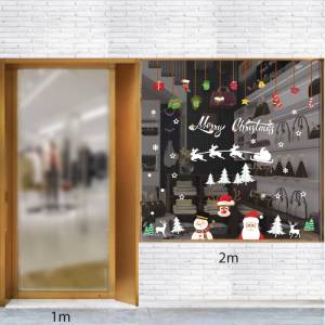 Decal dán tường Decal Trang trí Noel Combo Số 42 Decal dán tường Decal Trang trí Noel Combo Số 42