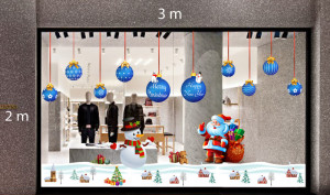 Decal dán tường Trang trí Noel Combo Số 5