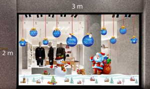 Decal dán tường Decal Trang trí Noel Combo Số 5 Decal dán tường Decal Trang trí Noel Combo Số 5