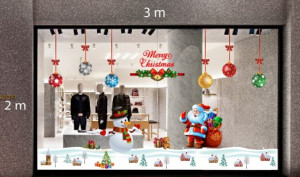 Decal dán tường Decal Trang trí Noel Combo Số 6 Decal dán tường Decal Trang trí Noel Combo Số 6