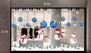 Decal dán tường Decal Trang trí Noel Combo Số 8 Decal dán tường Decal Trang trí Noel Combo Số 8