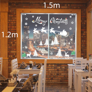 Decal dán tường Decal Trang trí Noel đoàn tuần lộc Decal dán tường Decal Trang trí Noel đoàn tuần lộc