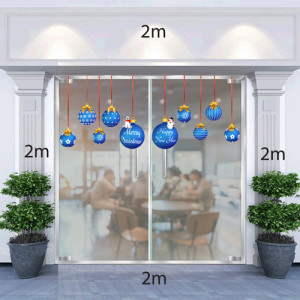 Decal dán tường Decal Trang trí Noel quả châu 2 Decal dán tường Decal Trang trí Noel quả châu 2