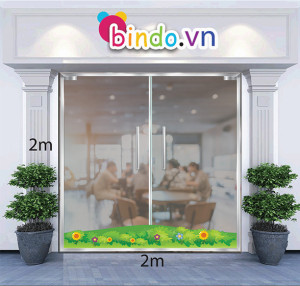 Decal dán tường Trang trí tết chân cỏ mùa xuân số 2 Decal dán tường Trang trí tết chân cỏ mùa xuân số 2
