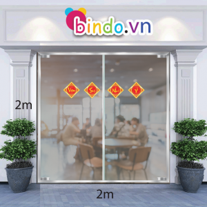 Decal dán tường Trang trí tết liễng xuân số 2 Decal dán tường Trang trí tết liễng xuân số 2