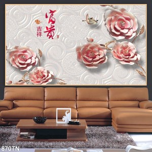Decal dán tường Tranh hoa hồng Decal dán tường Tranh hoa hồng
