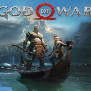 Decal dán tường Tranh game God of war 4 dán tường phòng game chuyên nghiệp độc đáo
