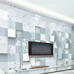 Decal dán tường Tranh lập thể 3D dán tường phòng khách, nhà hàng đẹp