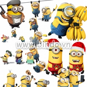 Decal dán tường TRANH MINION