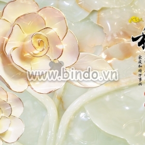 Decal dán tường tranh ngọc hoa hồng Decal dán tường tranh ngọc hoa hồng