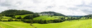 Decal dán tường Tranh panorama của vùng nông thôn ở Bắc Wales