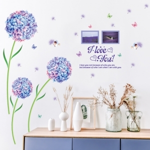 Decal dán tường Decal tú cầu tím hồng 1,45 x 0,98 (m) (dài x rộng) Decal dán tường Decal tú cầu tím hồng 1,45 x 0,98 (m) (dài x rộng)