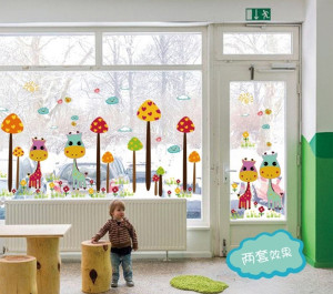 Decal dán tường Decal dán tường vườn nấm sắc màu, chi tiết rời, dán tường phòng bé, TPHCM Decal dán tường Decal dán tường vườn nấm sắc màu, chi tiết rời, dán tường phòng bé, TPHCM