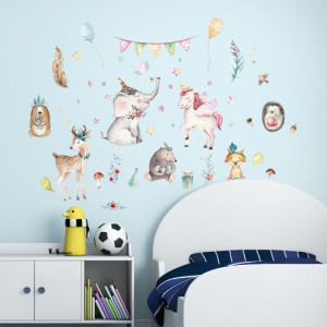 Decal dán tường Decal Vườn thú 23, lớp học mầm non, có sẵn keo, mới nhất ở TPHCM Decal dán tường Decal Vườn thú 23, lớp học mầm non, có sẵn keo, mới nhất ở TPHCM