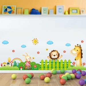 Decal dán tường Decal dán tường vườn thú 27, DIY, dán lớp học mầm non, tại TPHCM size 1,35 x 0,50 (m) (dài x rộng) Decal dán tường Decal dán tường vườn thú 27, DIY, dán lớp học mầm non, tại TPHCM size 1,35 x 0,50 (m) (dài x rộng)