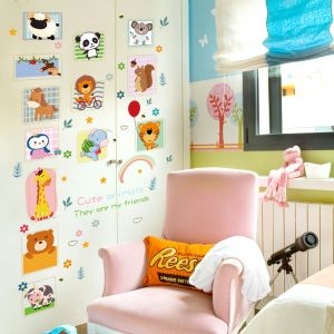 Decal dán tường Vườn thú 29