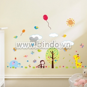 Decal dán tường Vườn thú to 13 hiệu zooyoo decal dán tường, trường mầm non, dán theo sở thích, giá rẻ tại TPHCM Decal dán tường Vườn thú to 13 hiệu zooyoo decal dán tường, trường mầm non, dán theo sở thích, giá rẻ tại TPHCM