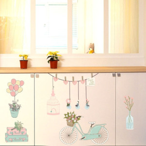 Decal dán tường Decal dán xe đạp xanh kỷ niệm, chi tiết rời, dán quán cafe, độc đáo ở TPHCM Decal dán tường Decal dán xe đạp xanh kỷ niệm, chi tiết rời, dán quán cafe, độc đáo ở TPHCM
