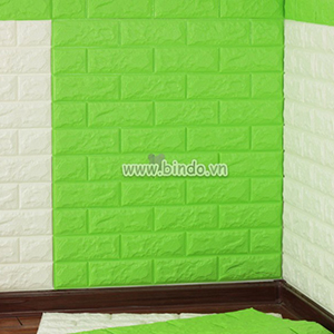 Xốp dán tường màu xanh lá dày 4mm (70cm x 77cm)